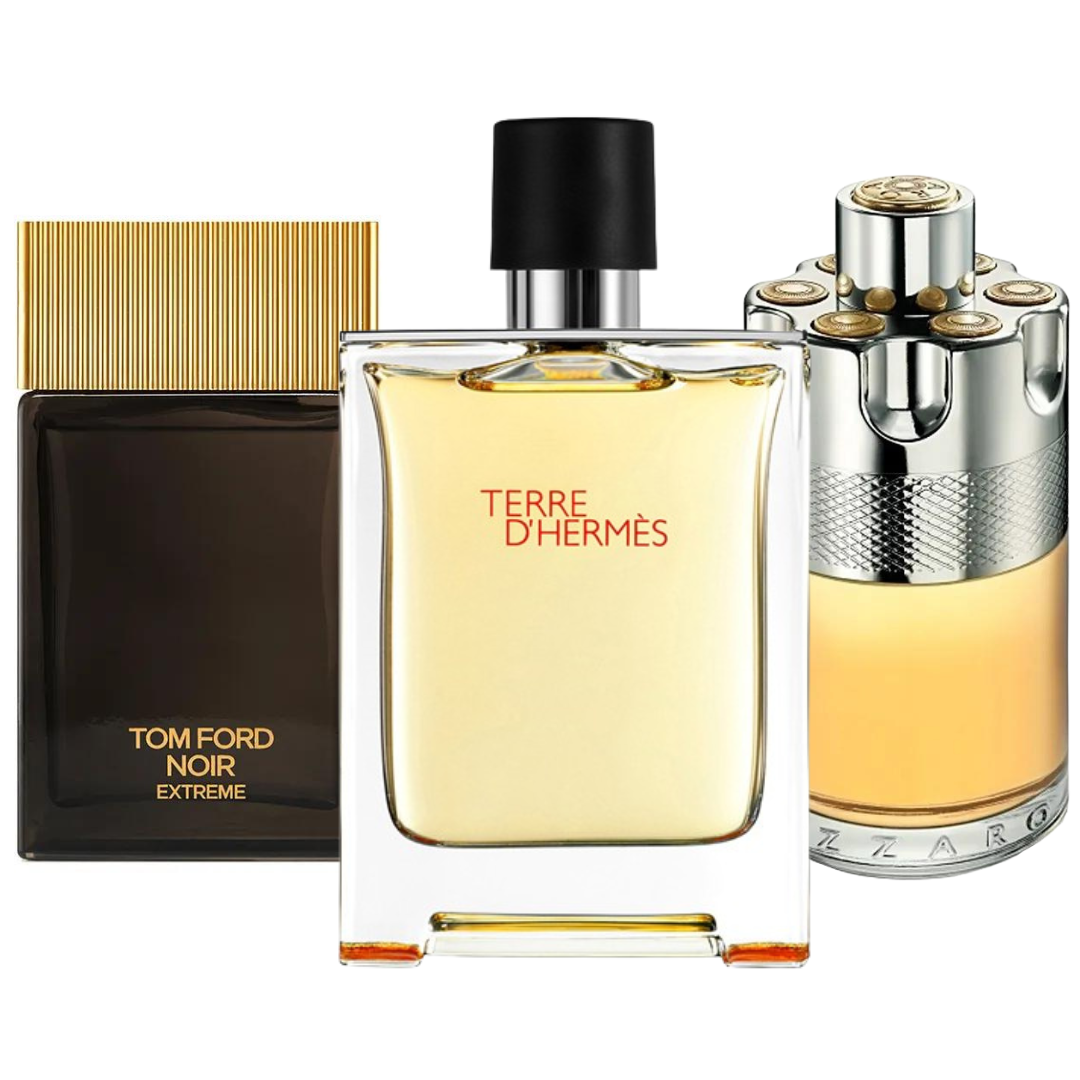 Set di 3 Profumi Terre d’Hermès, Wanted e Noir extreme 100ml